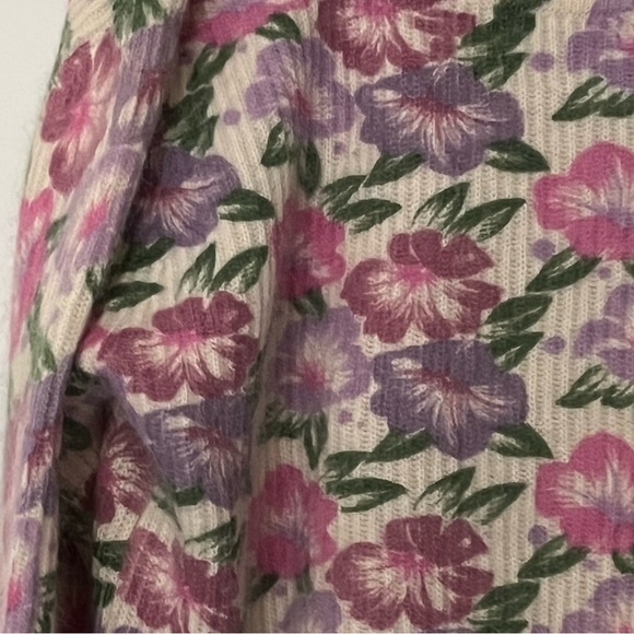 Ribbed Floral Made in France Sweater - Picture 5 of 6